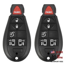 2pcs 433Mhz M3N5WY783X Replacement Keyless Entry Remote Car Key Fob for Dodge