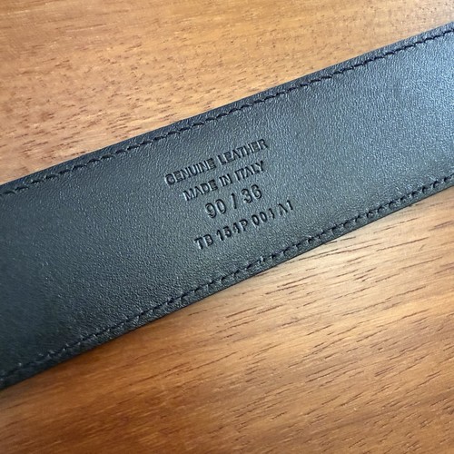 Cinturón de cuero liso Tom Ford para hombre negro 90/36 - Imagen 4 de 17