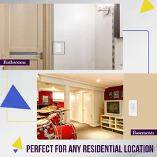 2-Hour Countdown Timer Switch, 5-10-20-30 Min, 1-2 Hr, for Bathroom Fans, Heater