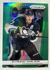 2013-14 Panini Prizm Hockey Evgeni Malkin 85 GREEN SSP Penguins