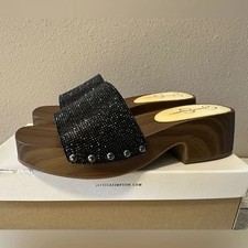 Sandalo stiletto Jessica Simpson gioielli in pelle verniciata