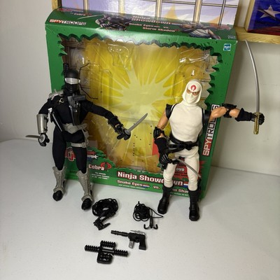 GI Joe Cobra Ninja Showdown Snake Eyes vs Storm Shadow 12  Action Figures Wt box