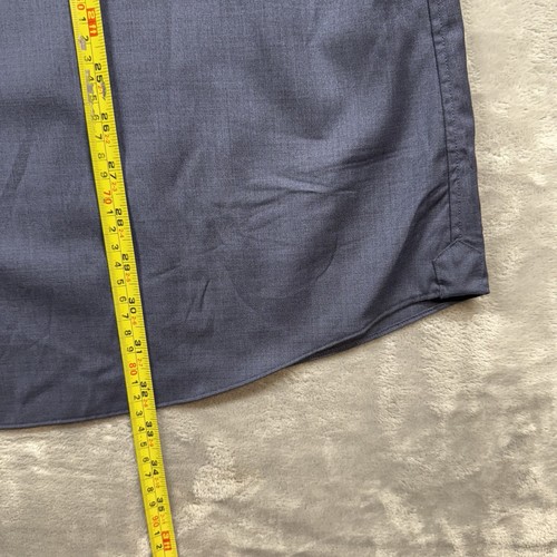 Proper Cloth Shirt Merino Wool Button Up Long Sleeve Blue Men’s XL/XXL - Picture 6 of 10