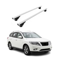 DachträGer GrundtäGer FüR Nissan Pathfinder 2013-2020 75Kg Metall Silber 2 Tlg