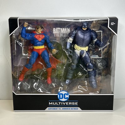 SUPERMAN VS ARMORED BATMAN McFarlane Toys DC Multiverse 7'' Action Figure 2 Pack
