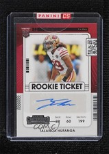 2021 Panini Contenders Rookie Ticket Talanoa Hufanga #225 Auto 1m1a