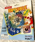 Vintage 1998 TROUBLE Mini Playset Board Game Pop-O-Matic Hasbro KEYCHAIN NOS.