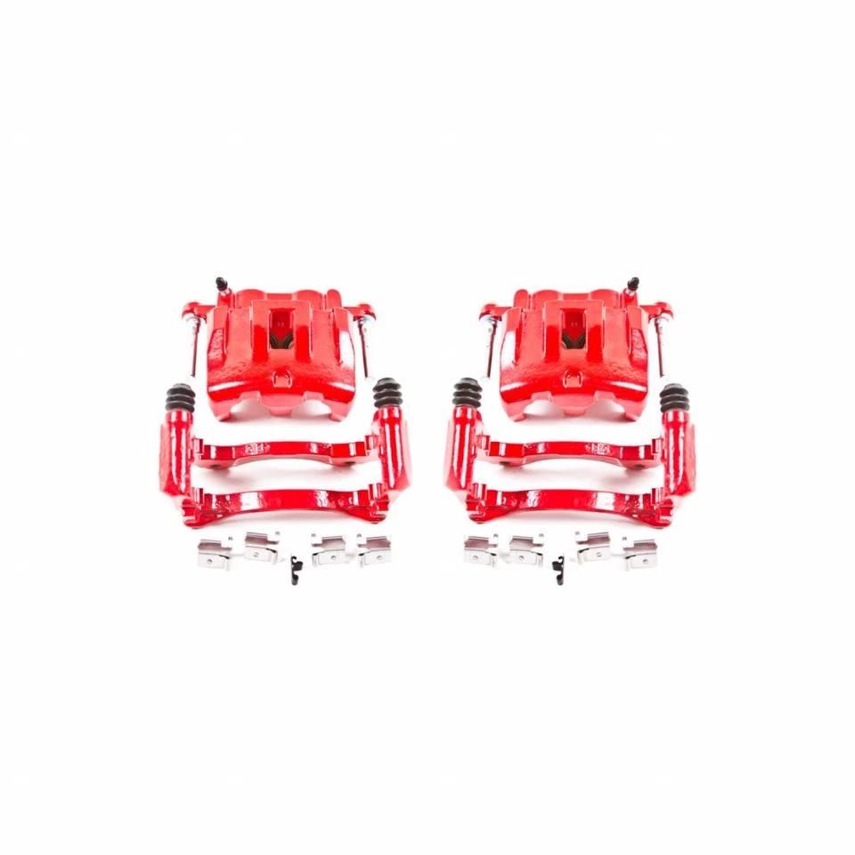 Pinza de freno Power Stop para Jeep Grand Cherokee 1999-2004 | Delantera | Roja | Par Foto 3 de 4