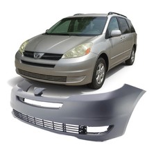 2004-2005 Toyota Sienna Ce Le Xle Primed Front Bumper Cover To1000272 52119ae900