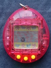 Vintage Tamagotchi 1997 Original Bandai Gen 1 P1 Pink Translucent TESTED WORKING