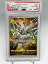 golden frosmoth pokemon card Frosmoth (Secret) 204/192 Swsh02: Rebel Clash Holo for sale online