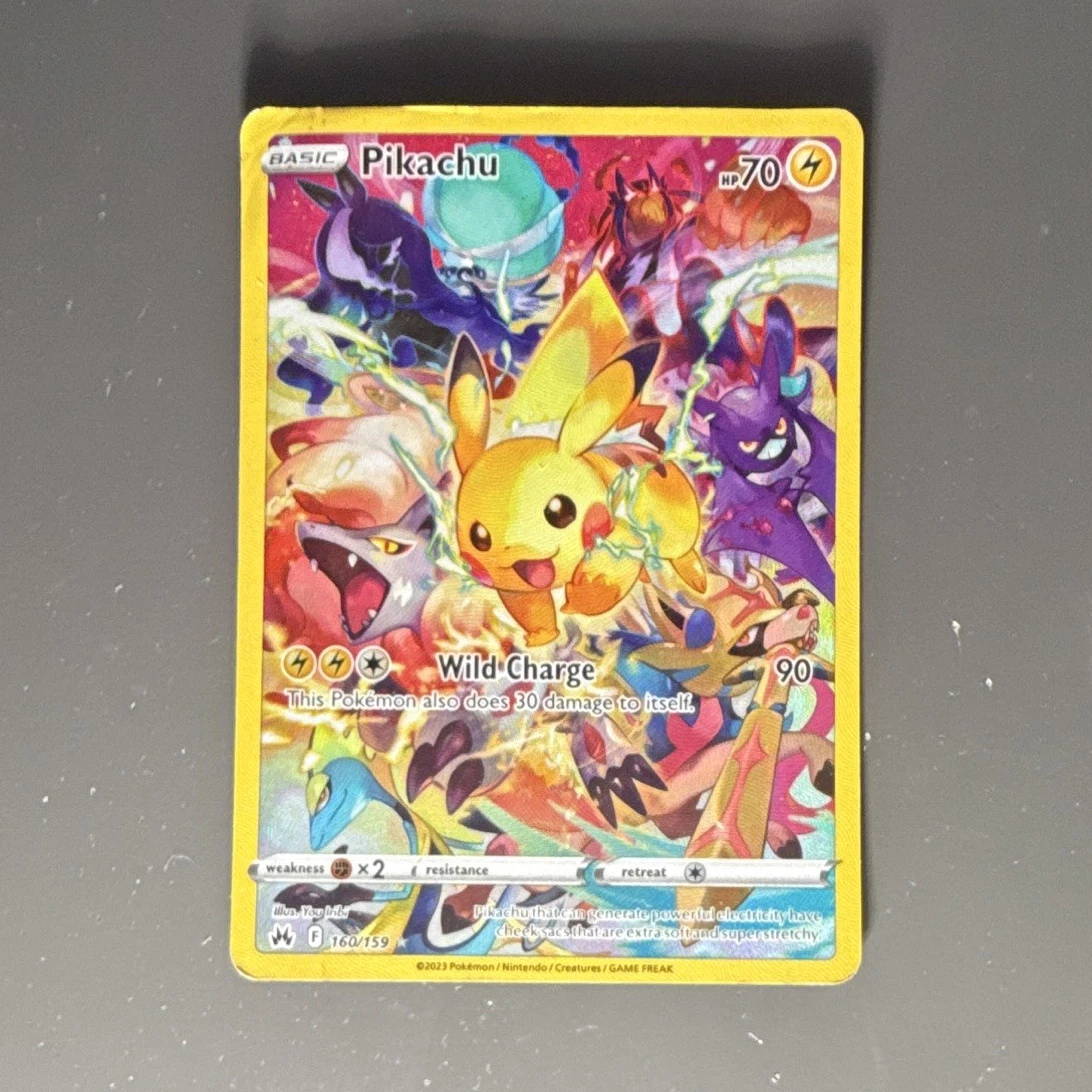 Pikachu Pokémon TCG Secret Rare Individual Collectible Card Game