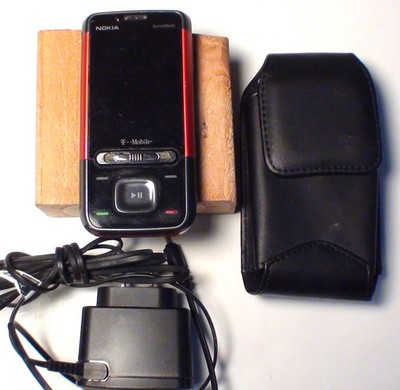 Genuine Nokia (T-Mobile) 5610d-2b Xpress Music GSM Cell Phone w/ Case & Charger