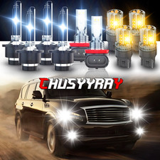 Turn signal high and low beams fog light kits for infiniti QX56 2011-2013