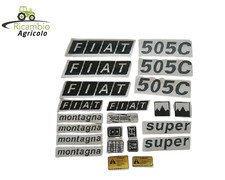 ADESIVI DECALCOMANIA PER TRATTORE FIAT 505C