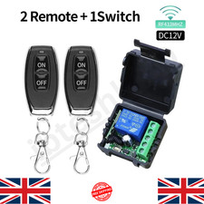 DC12V Relay Wireless Remote Control Switch Receiver Switch on/off RF 433Mhz