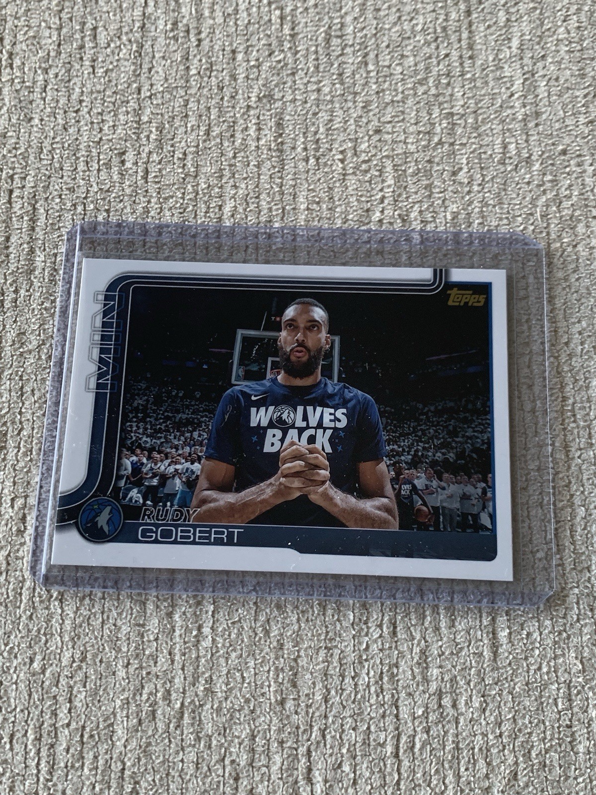 2025-26 Topps NBA Flagship Rudy Gobert Golden Mirror SSP #111 Wolves