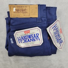 Vintage Levis Jeans Boys 7 Slim Double Knee Made USA Hardware 80s Kids Pants