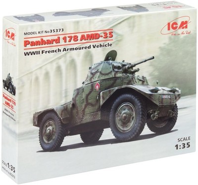 ICM 1/35 French Panhard AMD-35 178 Panzerauto Plastikmodell