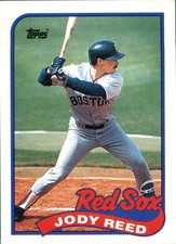 1989 Topps Jody Reed #734 RC Rookie Boston Red Sox MLB Baseball Card Shortsto.... rookie card picture