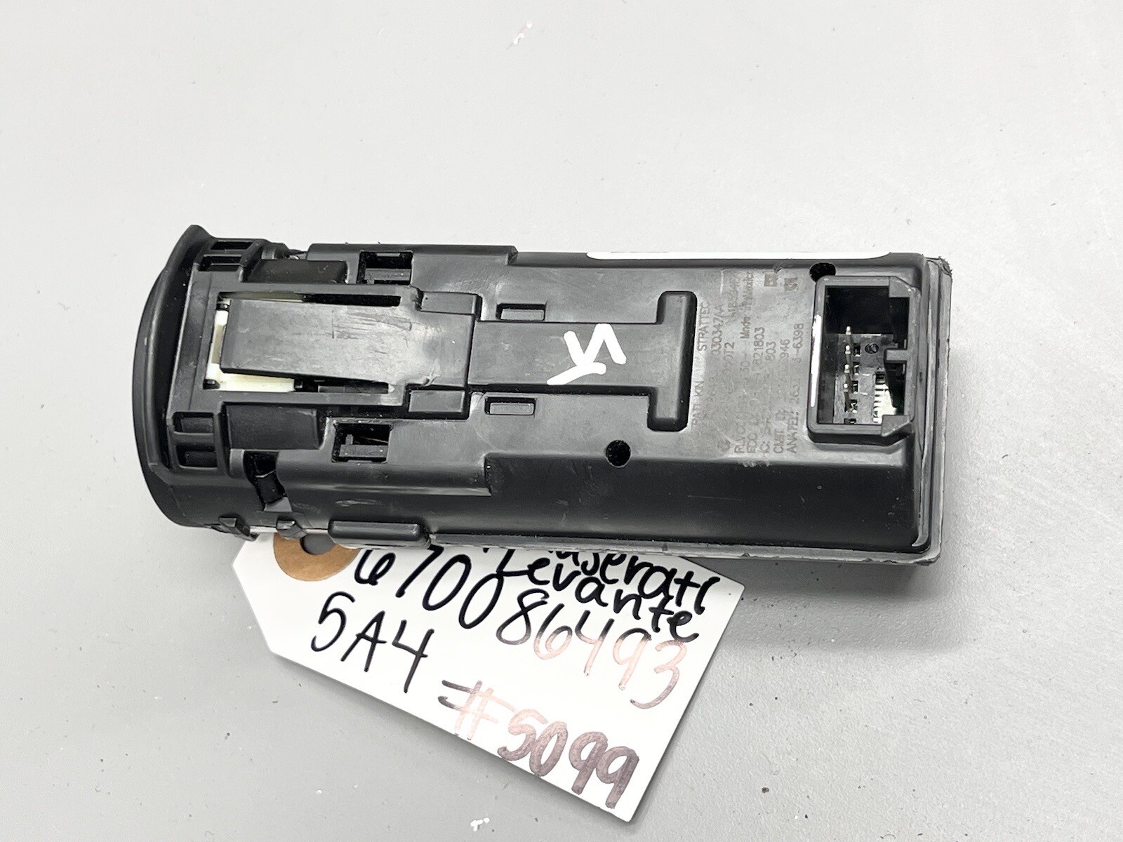 Maserati Levante 2017-2020 Start button