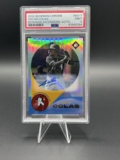 2022 Bowman Chrome Ascensions 030/121 Oscar Colas #BA-17 PSA 9 MINT Auto
