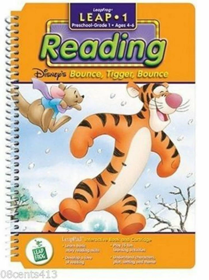 Disney's Bounce, Tigger, Bounce Leap Pad Leap 1 Learning System Game & Book - Image 2 of 2