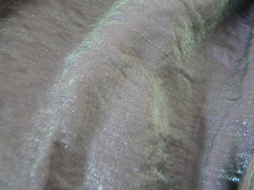 JOHNNY MARTIN HALTER DRESS RUFFLED HEM IRIDESCENT LAVENDER COLOR SIZE 9 - Picture 6 of 7