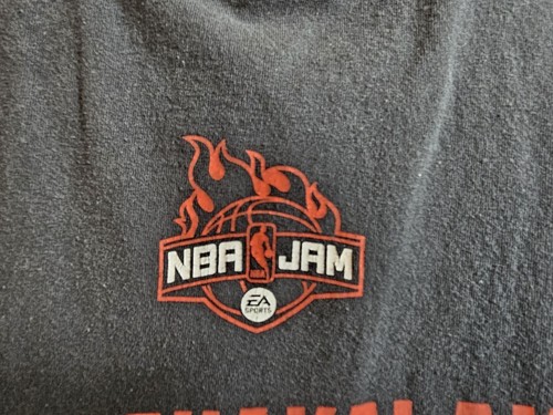 NBA JAM VTG Anvil Y2K EA Sports Invasion Tour BOOMSHAKALAKA Basketball M T-Shirt - Picture 7 of 15
