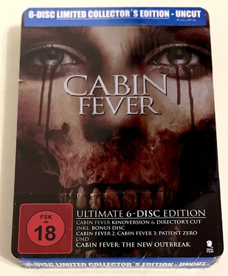 Cabin Fever - Ultimate 6-DIsc Limited Steelbook Edition auf Blu-ray - UNCUT -NEU