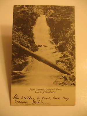 1905 Pearl Cascade, Crawford Notch, White Mountains (N.H.) Postcard