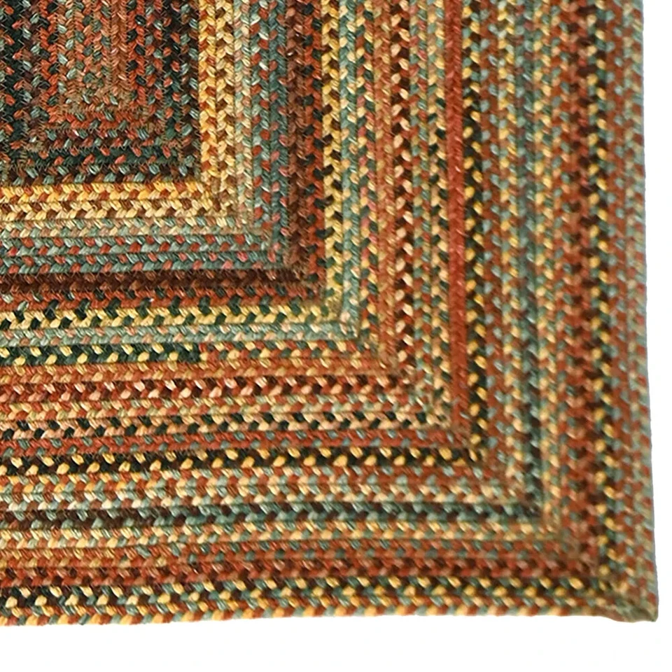 Capel Rugs Blue Ridge Autumn Wool Country Home Braided Rectangle Area Rug - Image 4 of 4