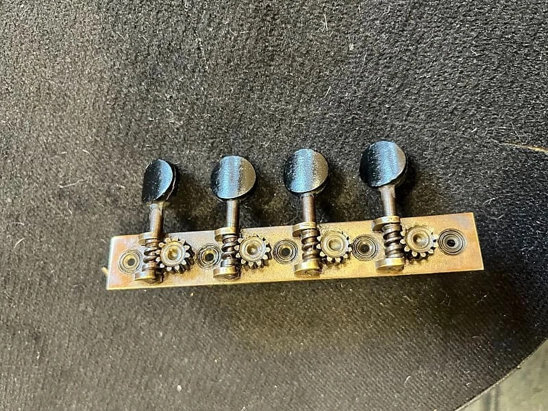 Waverly Mandolin strip tuners black 4x4 - Image 4 of 4