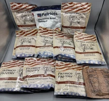 Lot of 11 pks Food Variety Camping Survival Emergency Mostly Patriot Pantry New