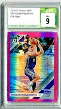 2019-20 Donruss Optic Bogdan Bogdanovic Optic Pink Hyper CSG 9