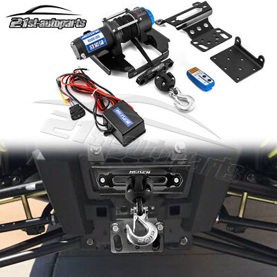#ad 4500lb 12V Electric Winch Mount Kit For Polaris General 1000 XP 1000 2016 2025 $237.49