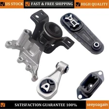 4pc Motor Mount Kit Set for 13-19 Nissan Sentra 1.8L Engine - Auto Transmission