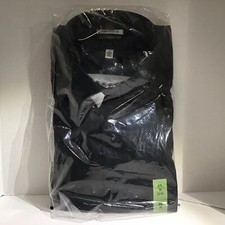 Van Heusen Men s BIG and TALL Dress Shirt Flex Collar Stretch Black 18 NWT