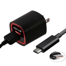 HOME CHARGER FAST 18W USB CABLE 6FT TYPE-C POWER ADAPTER for PHONES  TABLETS