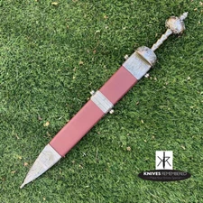 ROMAN MAXIMUS GLADIUS GLADIATOR SWORD WITH SCABBARD - CUSTOM ENGRAVED