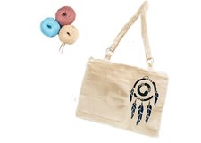 TOTE BAG Shoulder Bag YOGA Bag - Eco Friendly , Handmade