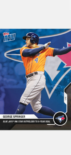 2020 Topps Now OS-41 George Springer