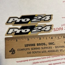2 NOS ROBINSON BMX PRO 24  bike decal sticker  FRAME