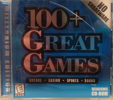 100 Great Games Jewel Case PC Windows 95 - CD-ROM Millennium Edition