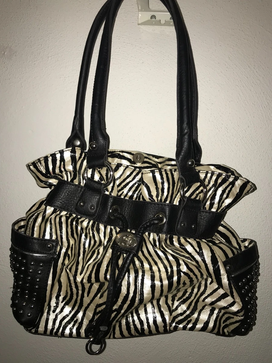 Kathy Van Zeeland Metallics Shine and Animal Print Handbag. - Bunting  Online Auctions