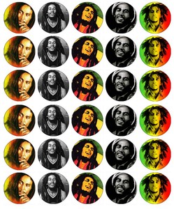 Bob Marley Cupcake Toppers Edible Wafer Paper Birthday Buy 2 Get 3rd Free Ebay