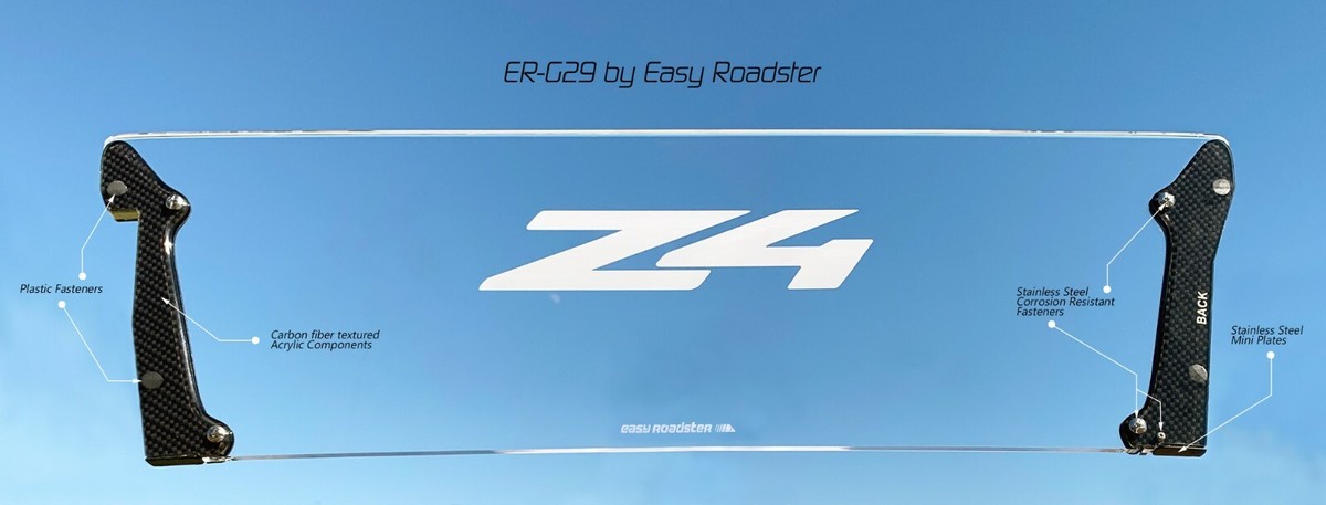 BMW Z4 2018-Present G29 Wind Deflector Wind Blocker Windscreen +