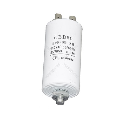 Condensatore Di Avviamento MKA 7uF 5% 450V 3,4x7cm Con Picchetto M8 E Doppio Faston Konek - Foto 4