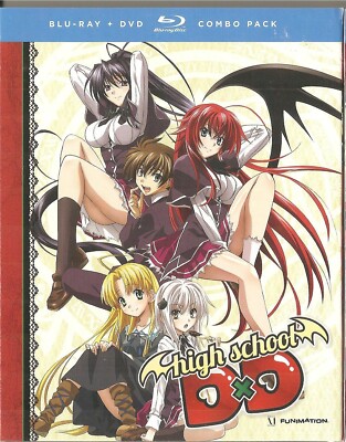High School DxD: SEASON 1 (Blu-ray/DVD, 2013, 4Disc Set) BRAND NEW