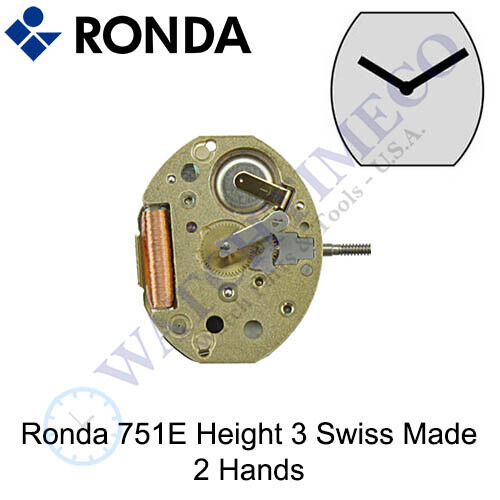 Genuine Ronda 751E Watch Movement Swiss Made (Multiple Variations)